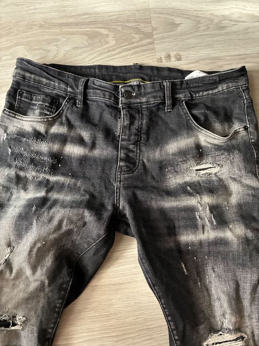 Черни мъжки  дънки Dsquared