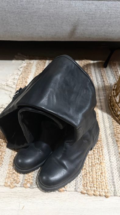 Cizme Zara piele naturală înalte 36 excelente