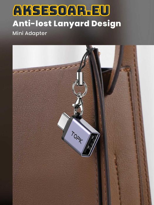 Преходник от USB 3.0 към USB Type C адаптер OTG за флашки 100 MB/s