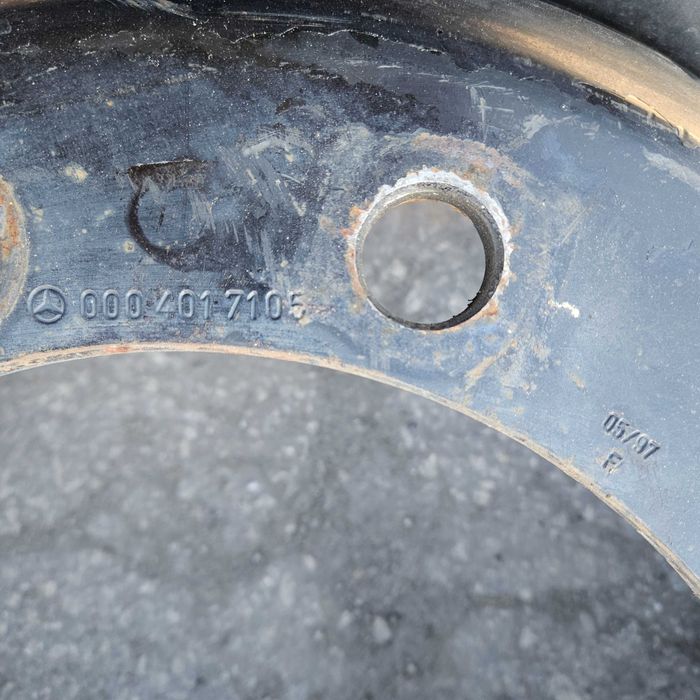 6 стоманени джанти 6.75x22.5 с 10 отвора Mercedes/MAN Germany KPZ