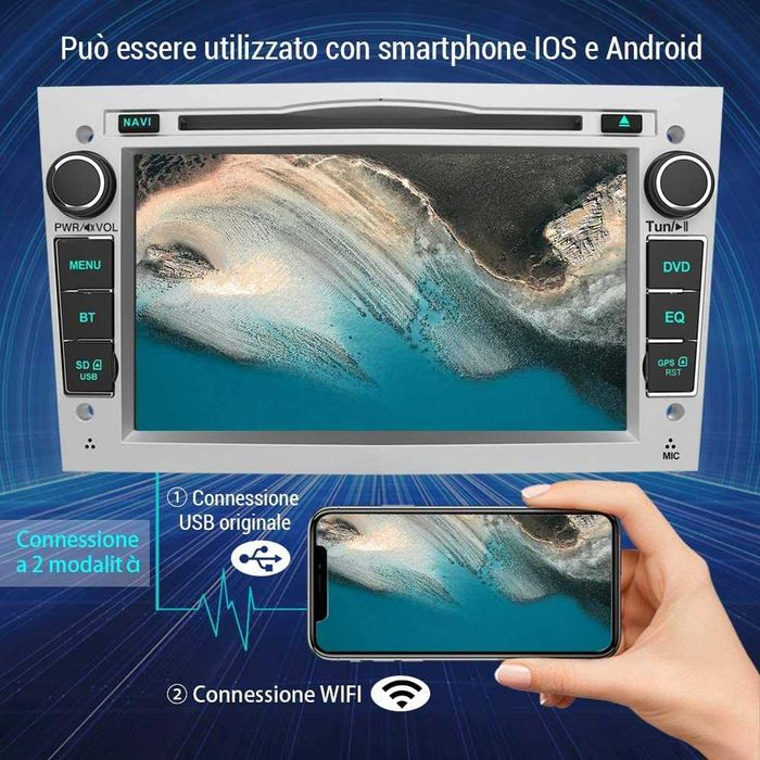 Navigatie Android Dedicata OPEL , DVD , 2GB RAM 32GB Memorie interna