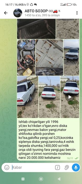 Vaz 2107 xolati yaxshi