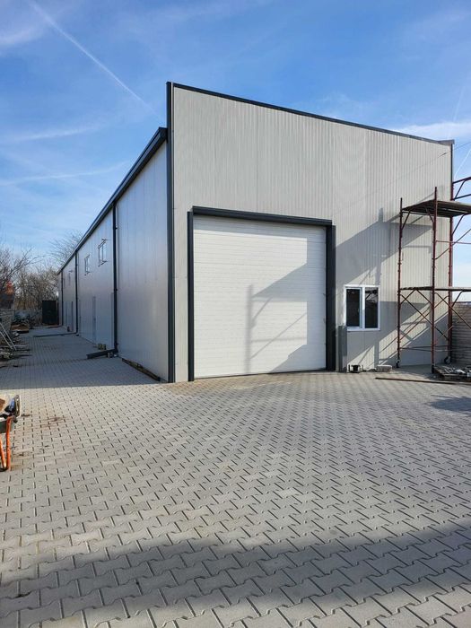 Hală nouă de închiriat 300 mp – Popești-Leordeni, utilități complete