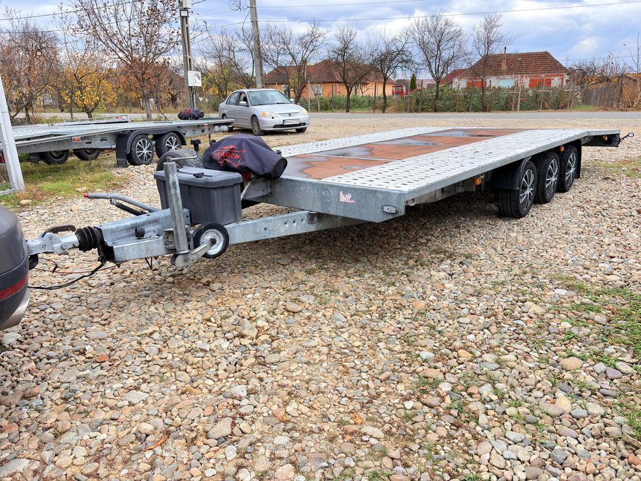 Trailer, platforma, slep cu 3 axe, 6 m, 2.2 m, 3.5 Tone, 3500 kg, 2021