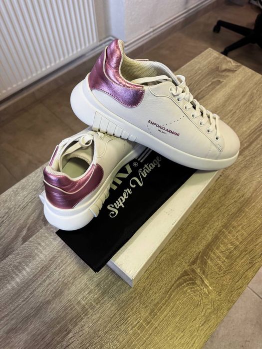 Sneakers / Tenisi piele Emporio Armani din piele marimea 40