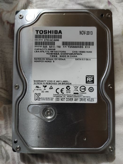 Hard 500gb HDD Prossesor Renegade klavatura sirochna sotiladi