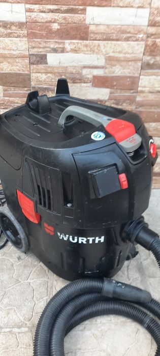 Прахосмукачка WURTH 35L Automatic със Тупалка Контакт Сухо Мокро Строителство