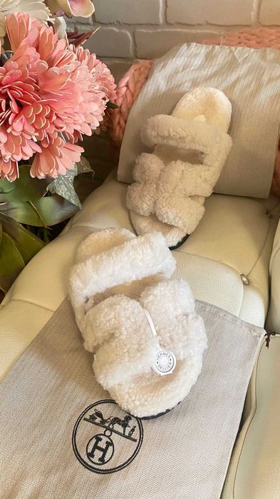 Чехли Ермес вълна 36*39 Hermes Chypre sandal