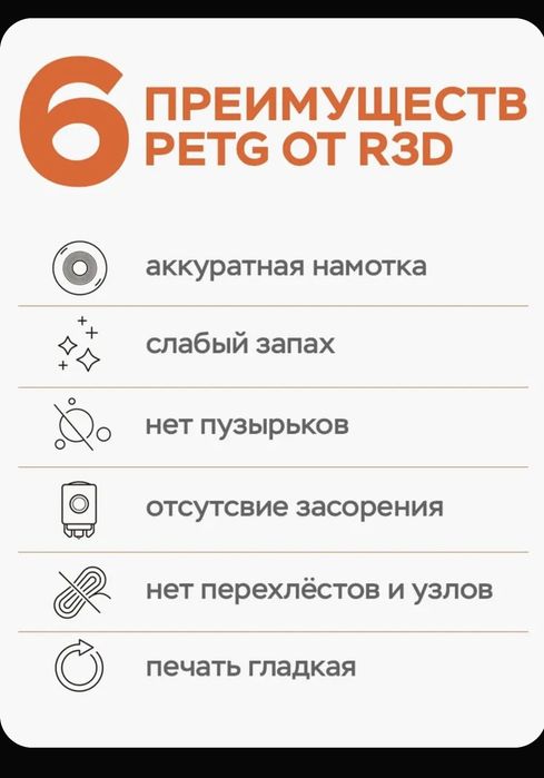 Пластик для 3D принтера , R3D премиум класса.