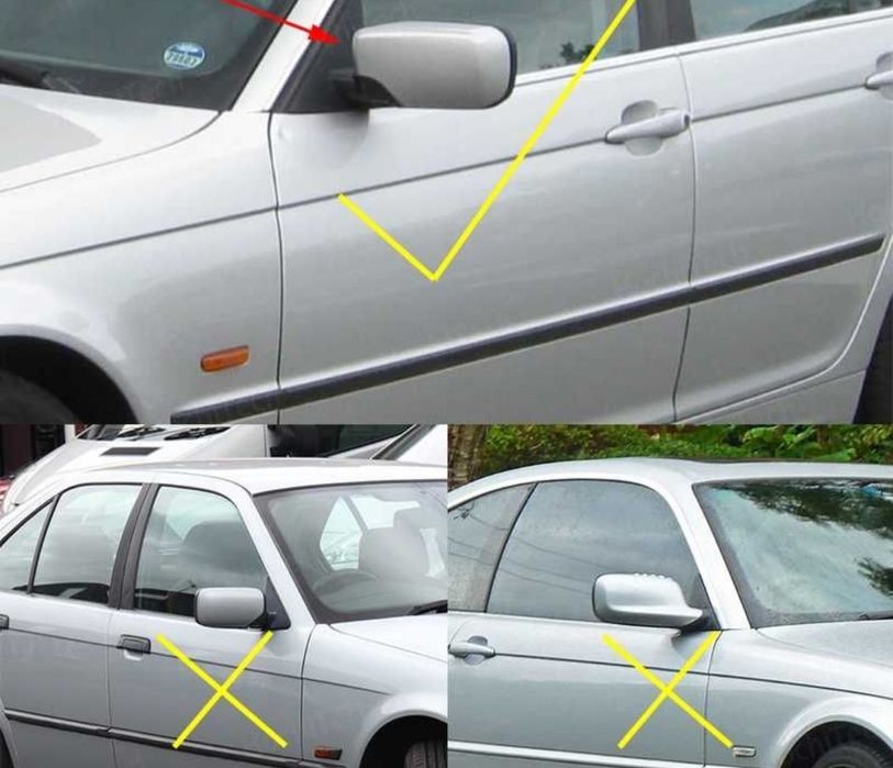 Нови! Черни Batman/Батман капаци за страничните огледала BMW E39 E46