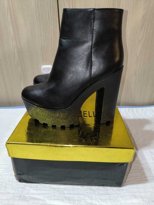 Botine cu platformă, mărimea 37