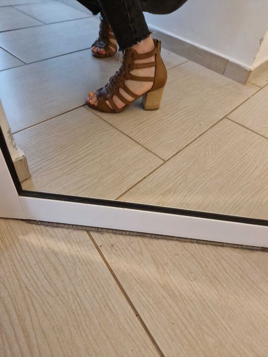 Сандали естествена кожа 38 номер