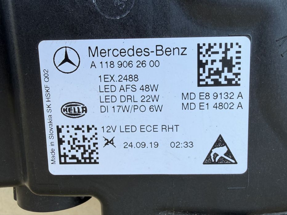 Faruri, Far stanga / Far dreapta Mercedes CLA C118 X118 Led High Performance