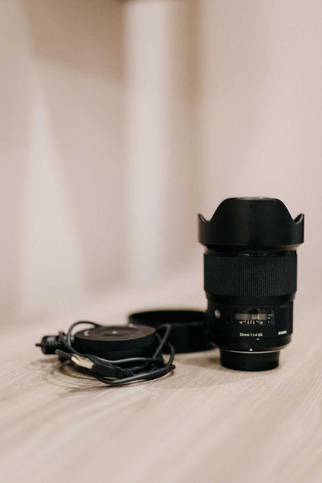Sigma ART 20mm f/1.4 ART (Nikon) + bonus Sigma USB Dock. 1700RON!!!