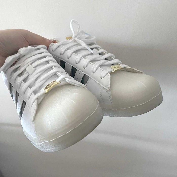 Оригинални кожени обувки ADIDAS SUPERSTAR размер  EU45 1/3