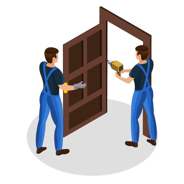 Дверь установки !