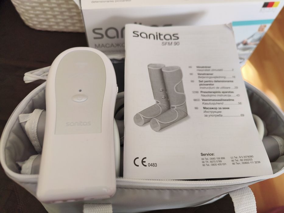 Aparat de masaj pentru vene, modelul Sanitas SFM 90. Nefolosit
