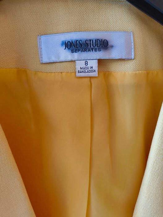 Дамско сако жълто елегантно