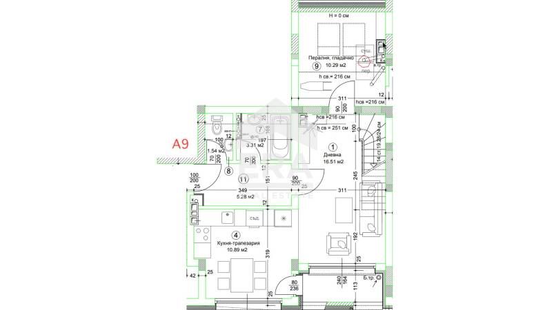 Продава се Двустаен апартамент в Русе, Център - 168 кв.м за 1650 €/кв.м - Снимка #4