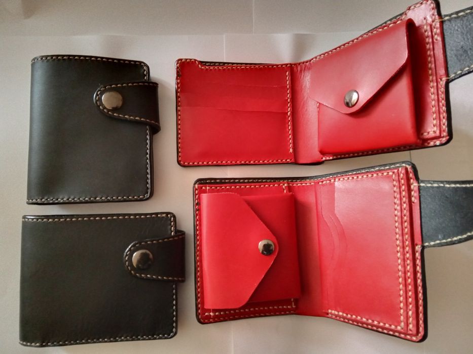 Портфейли от естествена телешка кожа