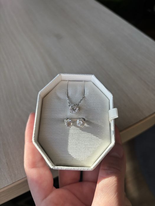 Set swarovski argint