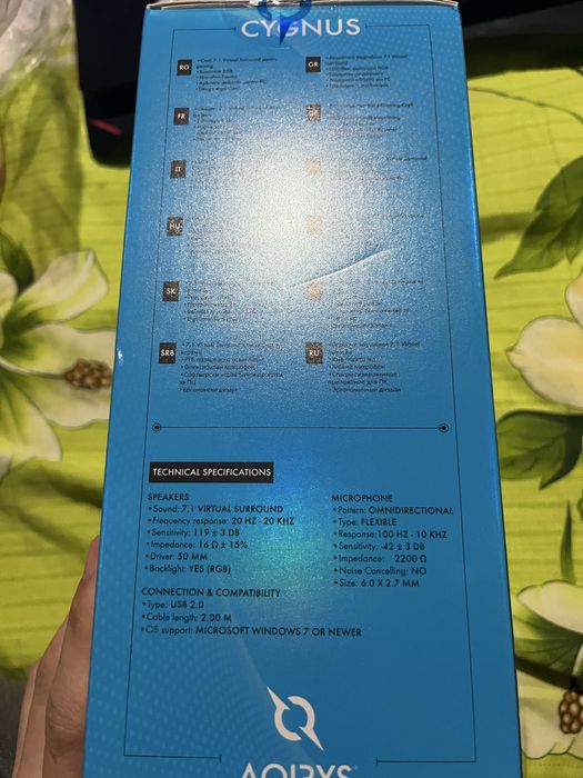 Casti gaming aqirys cygnus