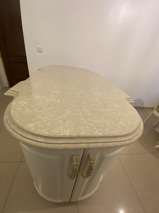 Insula/mobila Bucatarie cu blat Quartz  L140cm/l80cm