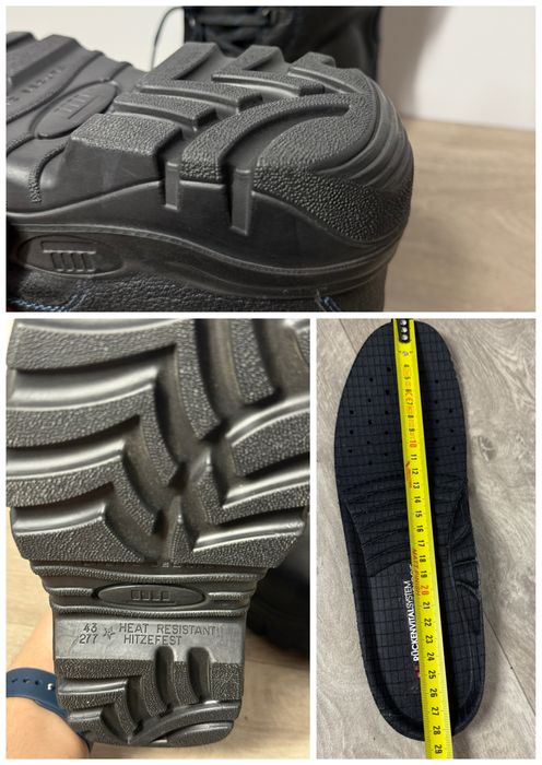 Ghete STEITZ SECURA (43 28.5cm) imblanite piele bombeu incaltaminte