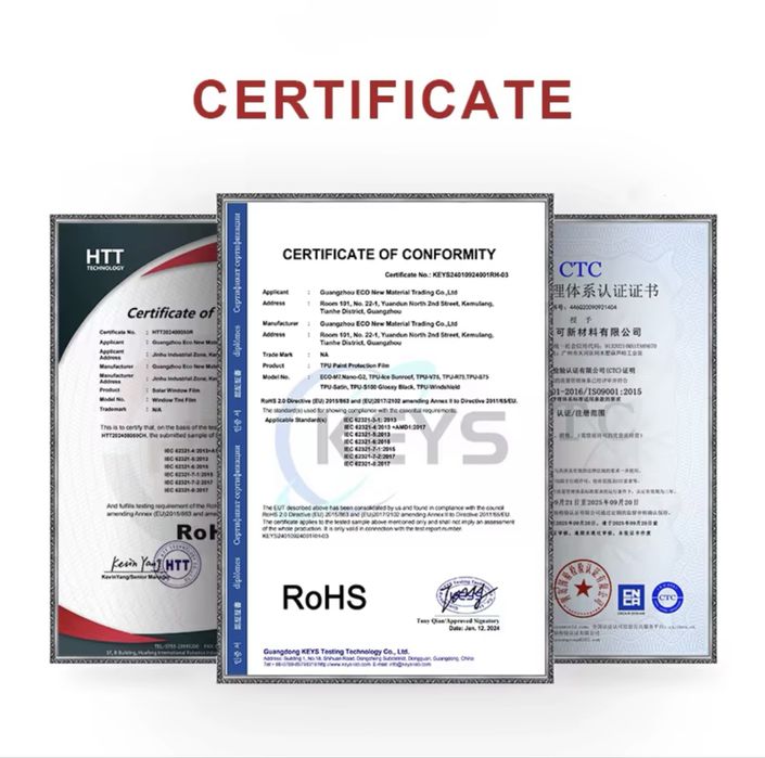 Полиуретановая пленка премиум класса