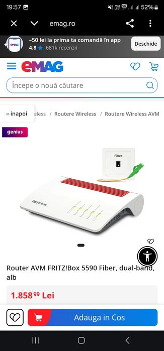 Router Fritz!Box 7590 AX , Router AVM FRITZ!Box 5590