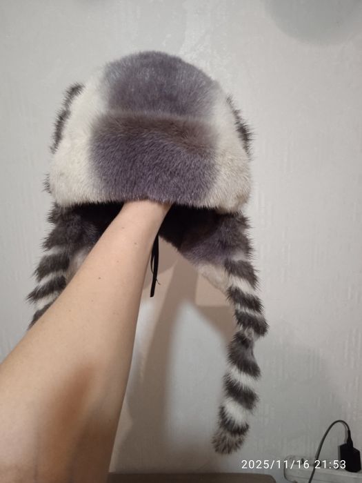 Шапка норковая бу