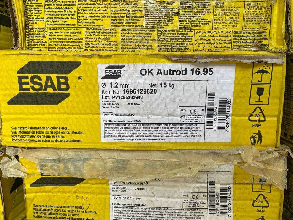 Сварочный пруток ESAB OK ST 316L - ESAB OK   Электроды по нержавейке