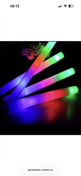 Baghete foam stick led  Nunta party majorate