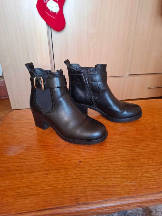 Botine negre marimea 37, marca graceland , din Deichman
