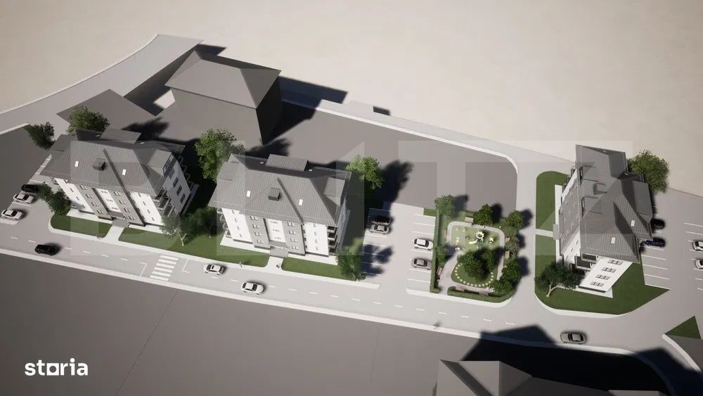 Apartament de vanzare, 2 camere, 55,12 mp - Gherla