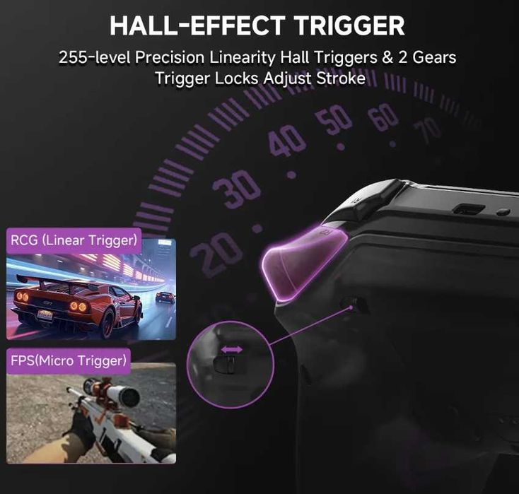 Controller PS5 Wireless Hall Effect 1000mAh Vibrații Bluetooth PC
