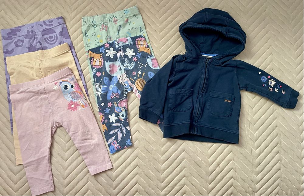 Лот дрехи за момиче 74 см