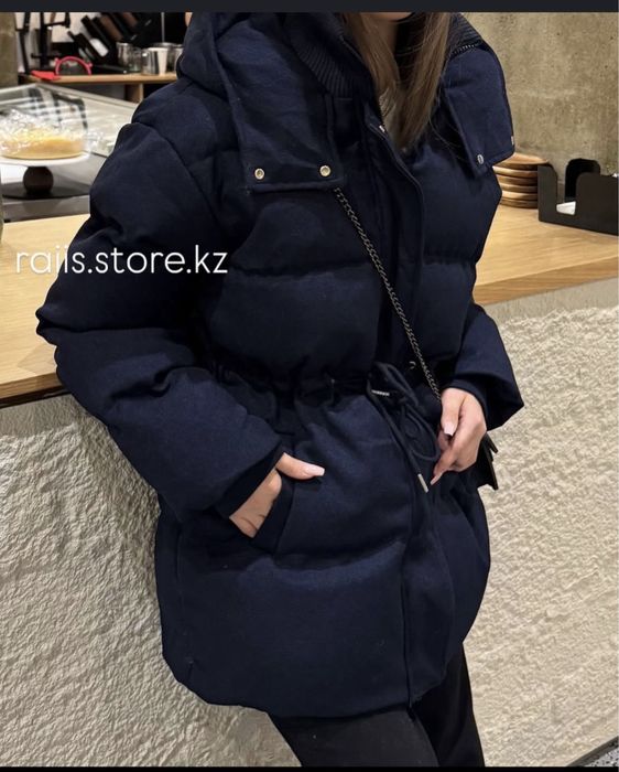 Зимний синний куртка