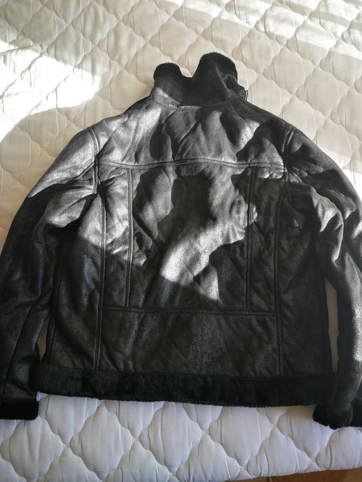 Мъжко зимно черно яке