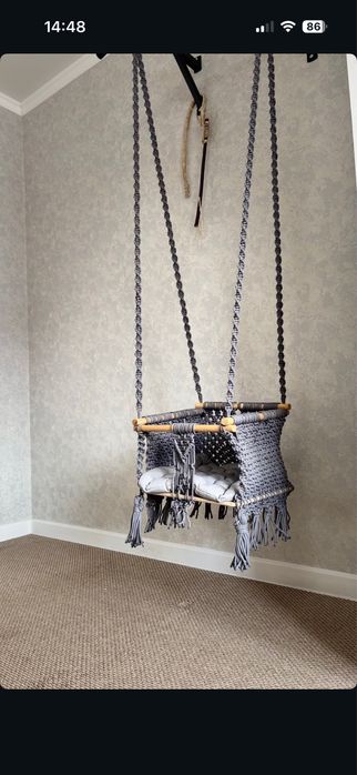 Качеля макраме ручной работы