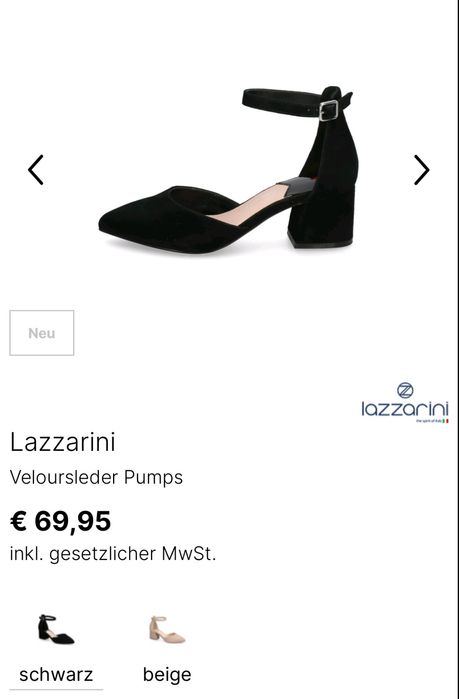 Нови черни дамски обувки 39 номер