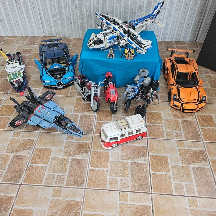 Lego Technic - lot Porsche,  Bugatti