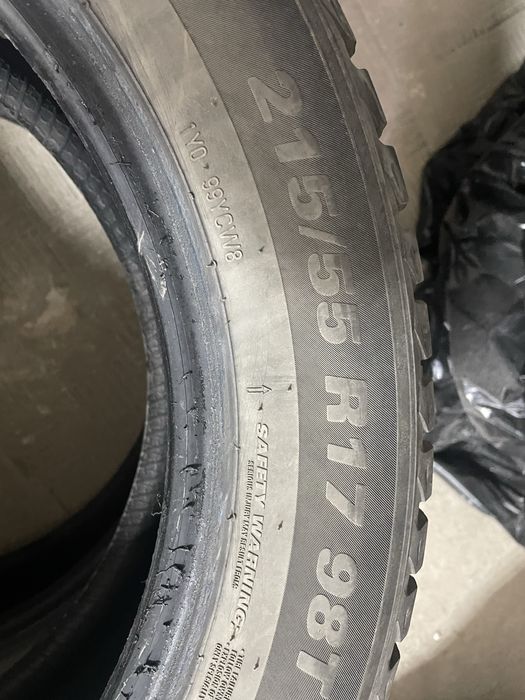 Зимние шипованные шины 215/55/16