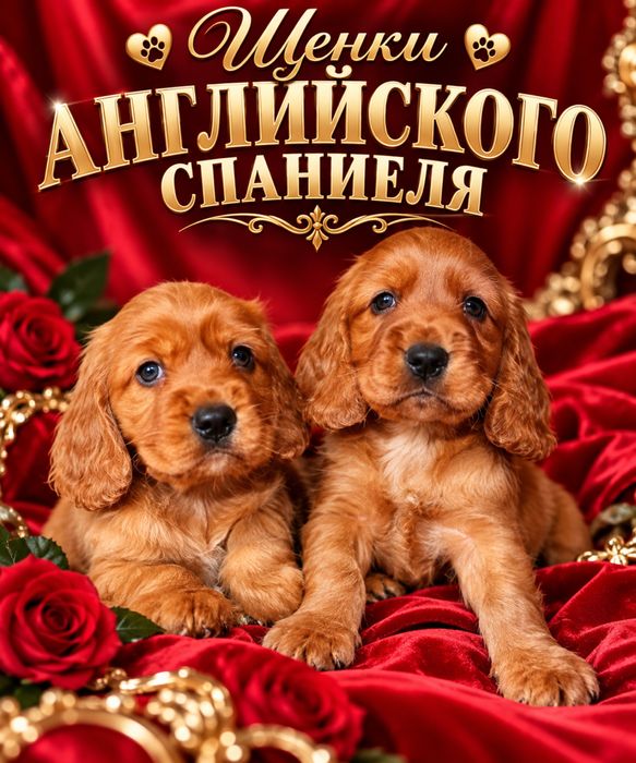 Щенки английского спаниеля