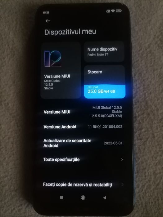 Vând sau schimb redmi note 8t