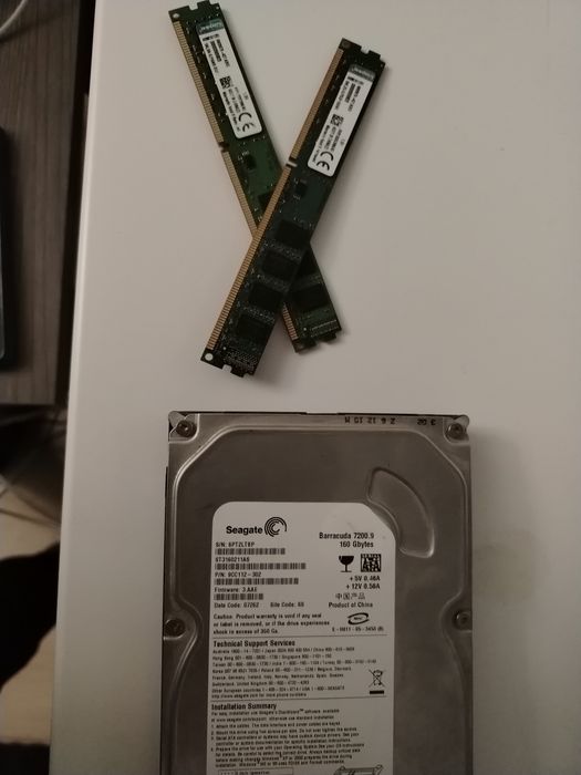 Кулер и жетский диск 160гб