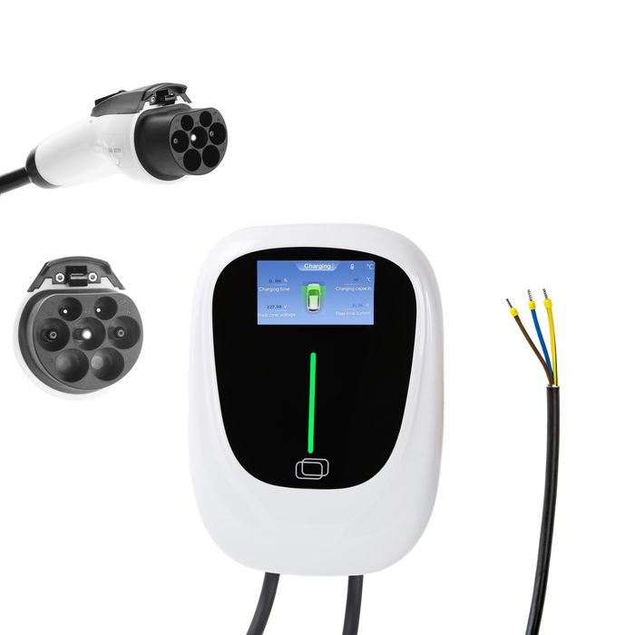 7kVt 32A 1 fazali  panelli va panelsiz 3 xil rangi  EVwallbox