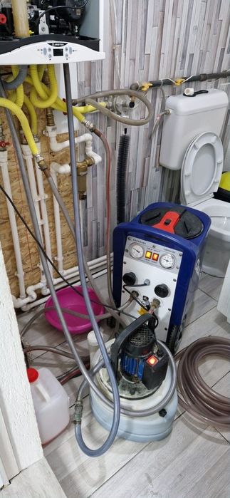 Curățare chimica centrale termice, calorifere și instalații pardoseala