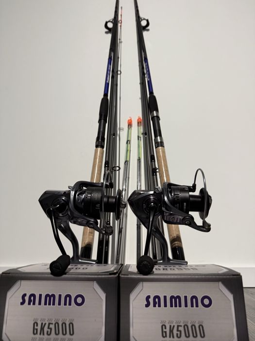 Set Feeder 2 lansete Wind TFD-05 3.6 m + 2 Mulinete GK 5000