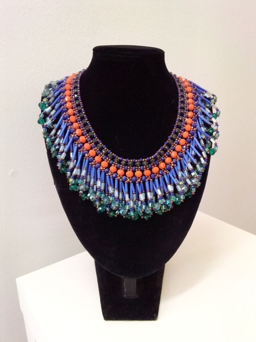 Max Mara Weekend колие с естествени камъни